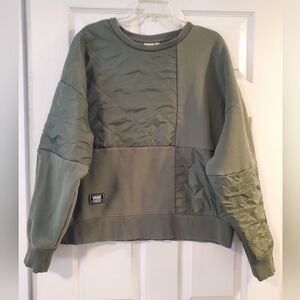 Vans Olive Green Patchwork Sweater